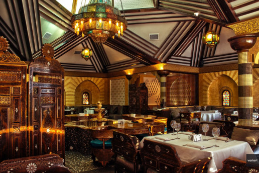 Интерьерная фотосъемка ресторана Касбар