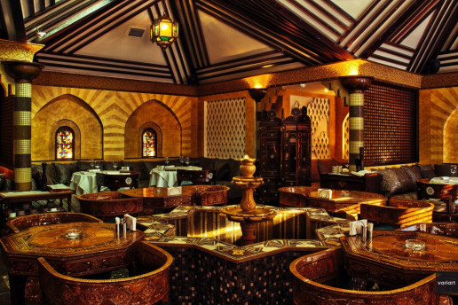 Интерьерная фотосъемка ресторана Касбар