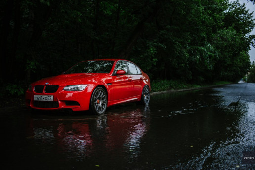 BMW M3 E90, Красная Страсть, фотограф Денис Клюев