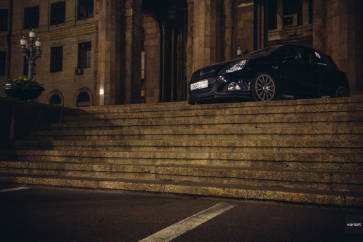 Opel Corsa OPC, Ночная Встреча, фотограф Денис Клюев