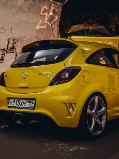 Opel Corsa OPC, Ночная Встреча, фотограф Денис Клюев