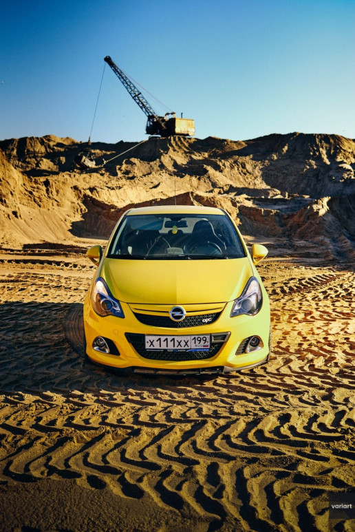Opel Corsa OPC, Пески Времени, фотограф Денис Клюев