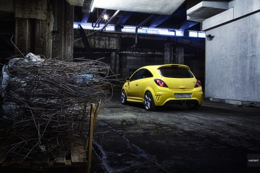 Opel Corsa OPC в Подземном Городе Москва-Сити