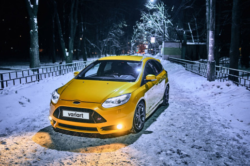 Focus ST, зимний вечер, фотограф Денис Клюев