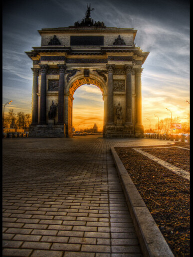 Arc de Triomphe, Russia, Moscow, фотограф Денис Клюев