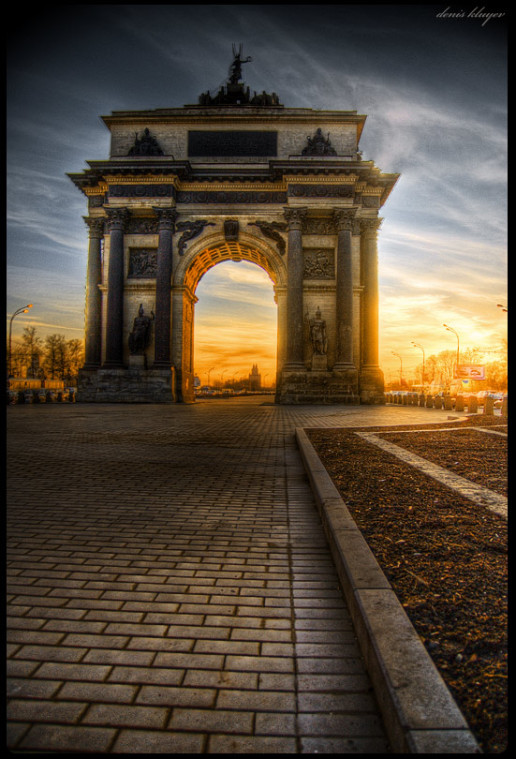 Arc de Triomphe, Russia, Moscow, фотограф Денис Клюев